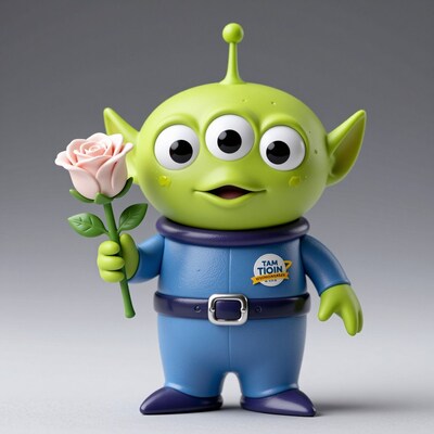 Toy Story Alien with Rose