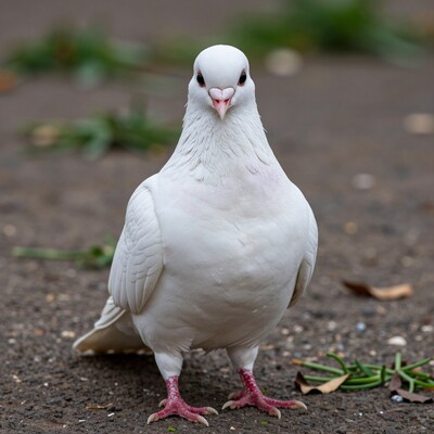 White Dove Standing