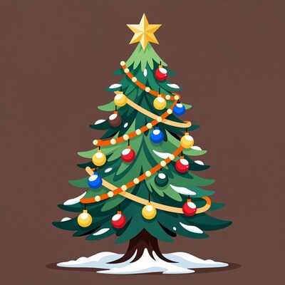 Decorated Christmas Tree