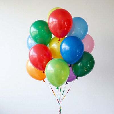 Colorful Balloon Bunch