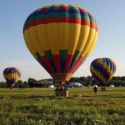 Colorful Hot Air Balloons