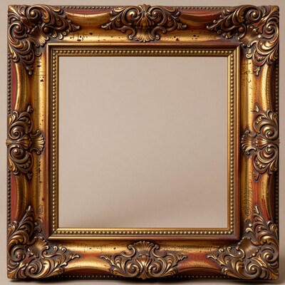 Ornate Gold Picture Frame