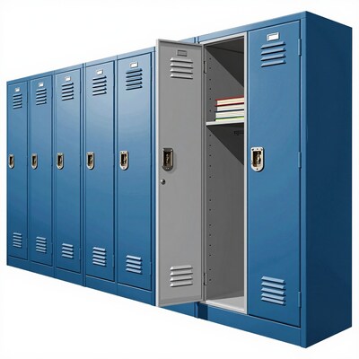 Blue School Lockers