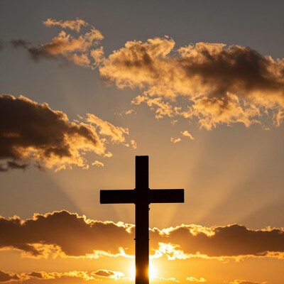 Cross at Sunset