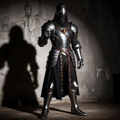 Knight in Full Plate Armor