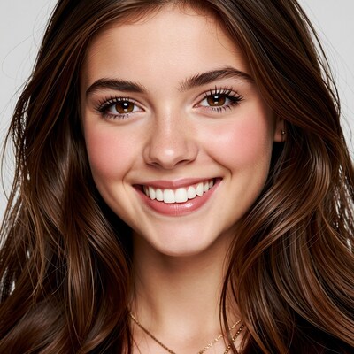 Smiling young woman portrait