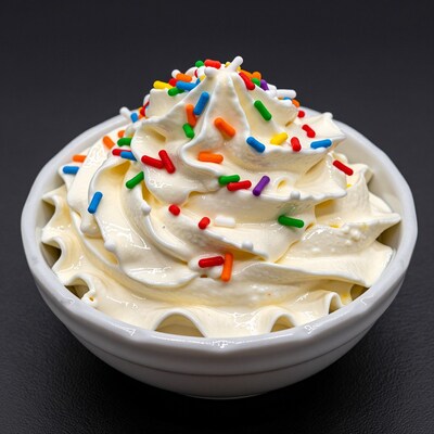 Whipped Cream with Sprinkles