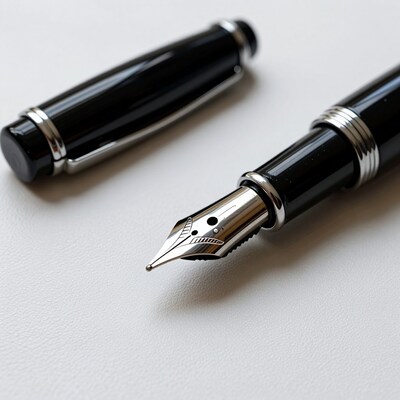 Fountain Pen Nib Closeup