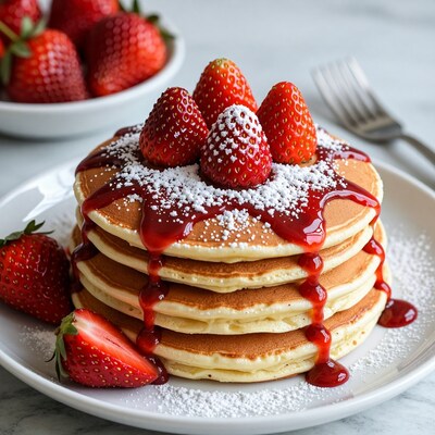 Strawberry Pancakes