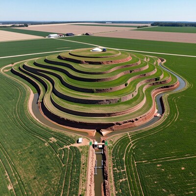 Terraced Agricultural Spiral