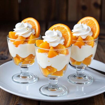 Orange Cream Dessert Cups
