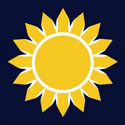 Yellow Sun Icon