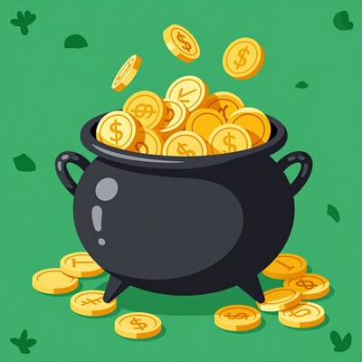 Pot of Gold Coins