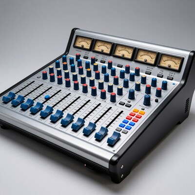 Vintage Audio Mixing Console
