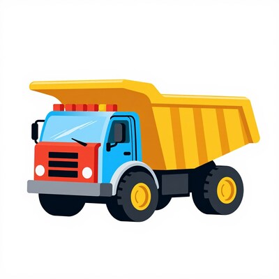 Cartoon Dump Truck