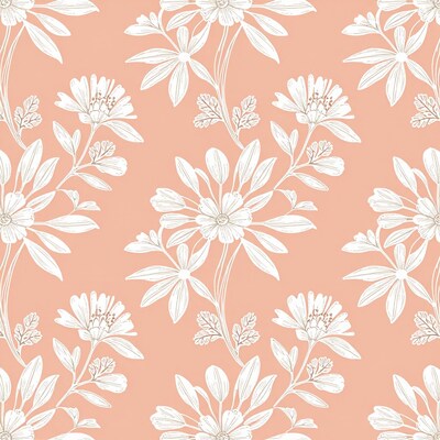 Peach Floral Pattern