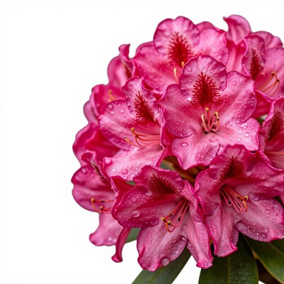 Pink Rhododendron Flowers