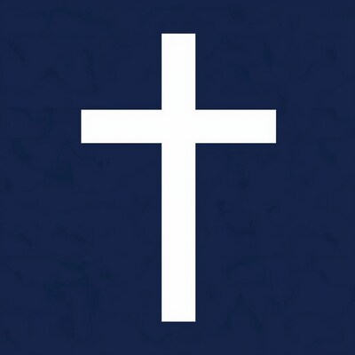 White Christian Cross