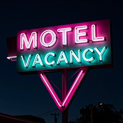 Motel Vacancy Neon Sign