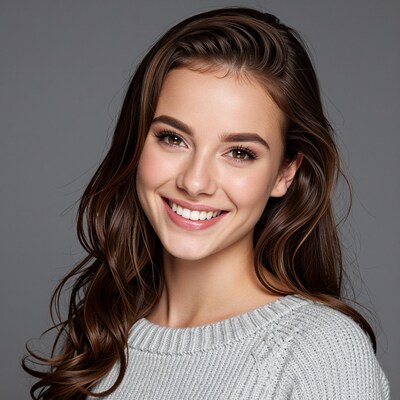 Smiling young woman portrait