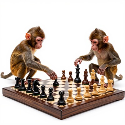 Monkeys Playing Chess