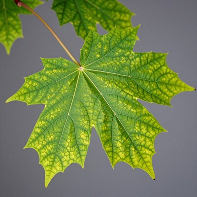 Green Maple Leaf