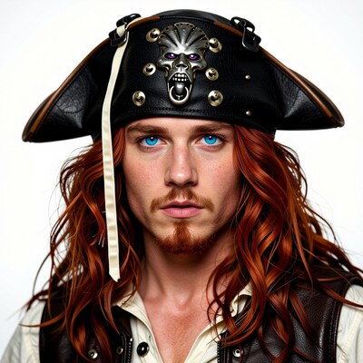 Redhead Pirate Man
