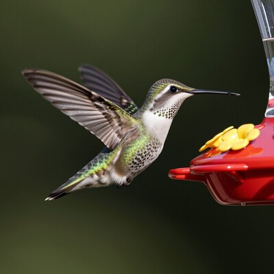 Hummingbird at Feeder