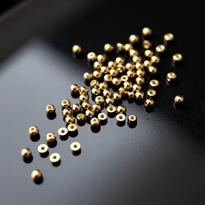 Gold Spacer Beads