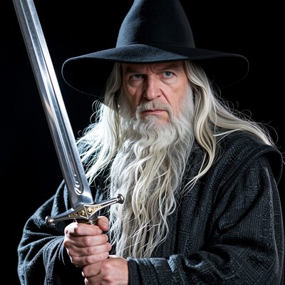 Wizard with Sword