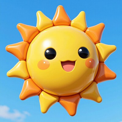 Cartoon Sun Character