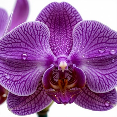 Purple Orchid Flower