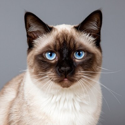 Siamese Cat Portrait