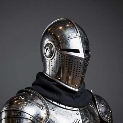 Medieval Knight Armor Helmet