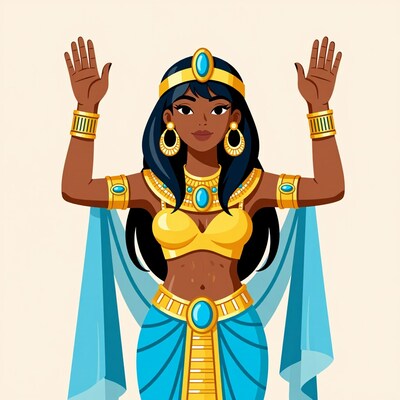 Egyptian Queen Illustration