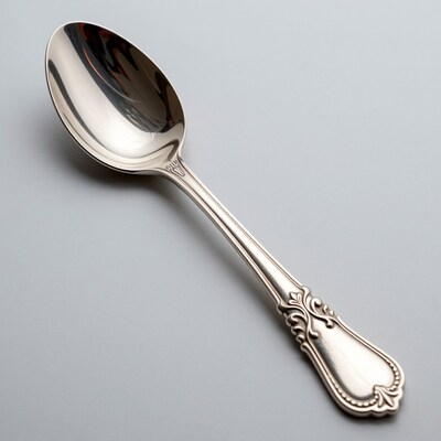 Ornate Silver Spoon