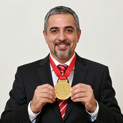 Man with Gold Medal