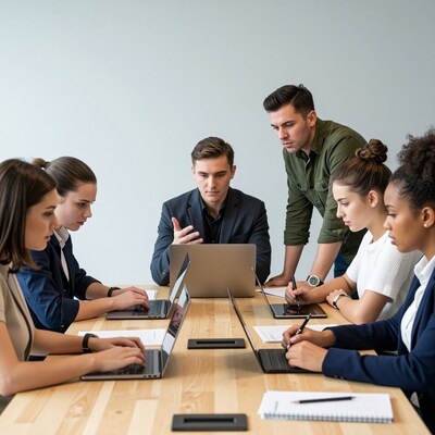Business Team Meeting Discussion