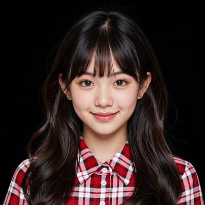 Young Asian Girl Smiling