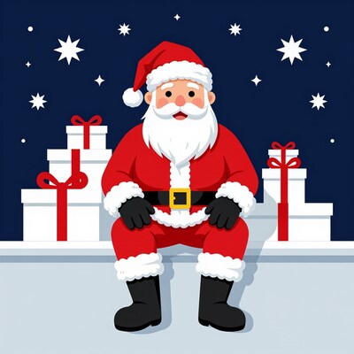 Santa Claus with Gifts