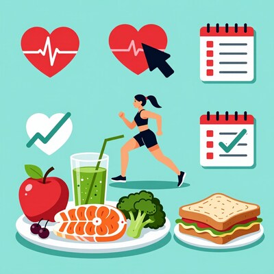 Healthy Lifestyle Icons
