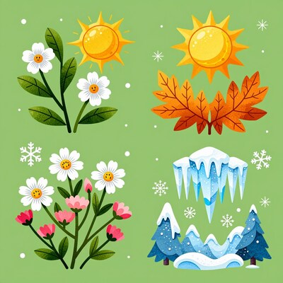 Four Seasons Clipart