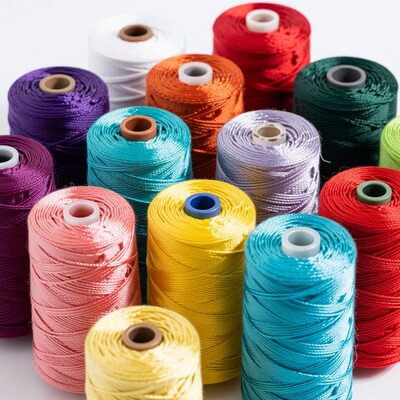 Colorful Sewing Thread Spools