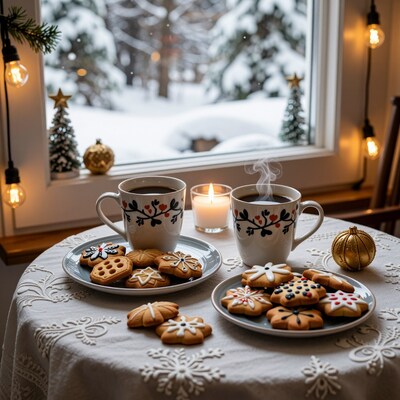 Christmas Coffee and Cookies