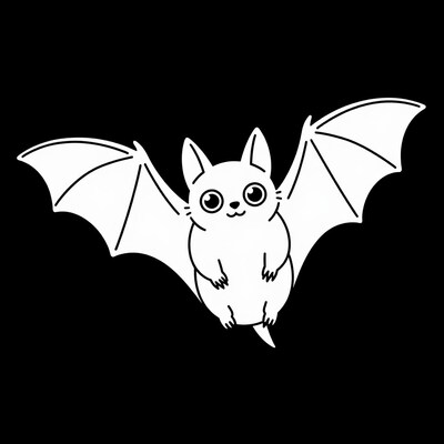 Cute Bat Clipart