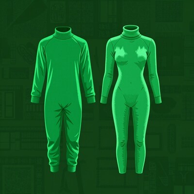Green Onesie Pajamas