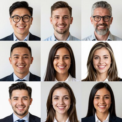 Diverse Business Team Portraits