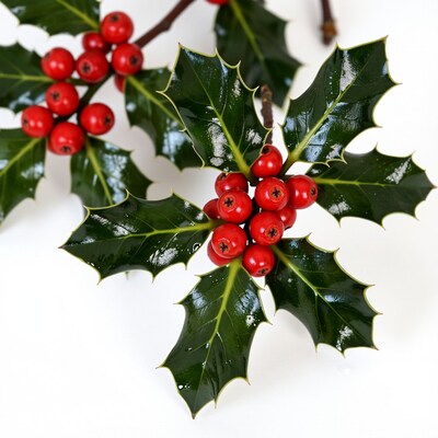 Holly with Red Berries