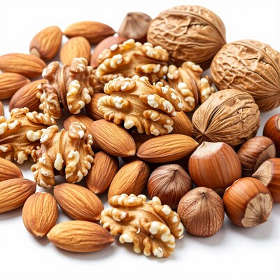 Mixed Nuts Almonds Walnuts Hazelnuts