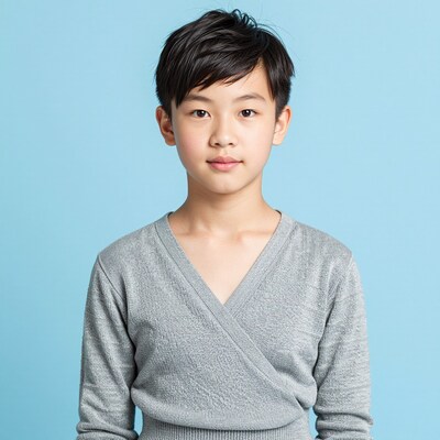 Young Asian Boy Portrait